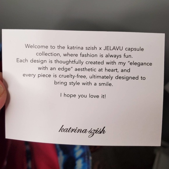 Jelavu Margot vegan‎ tie dye handbag tortoise handle detachable crossbody strap - Picture 12 of 12